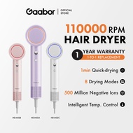 Gaabor Youth Hair Dryer 1400W Fast Drying 500 Million Negative Ionic Hair Care Brushless Motor Light