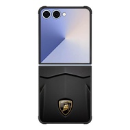 Custom Hybrid Case for Samsung Galaxy Z Flip 7 6 5 4 3 5G Luxury Supercar Design YW0378
