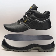 ♞,♘,♙YDS BS-21 OXYN 1838 JMS 065Safety Shoes For Men Anti-smash-proof Steel Toe Steel Non-slip Work