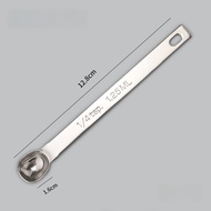 Stainless Steel Measuring Spoon with Scale for Coffee Powder Milk Powder Quantitative Spoon Seasonin