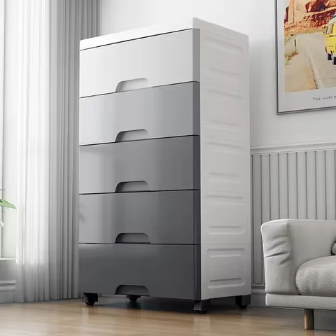 3/4/5/6/7 layers Multifunction Drawer Storage Cabinet Dustproof Wardrobe Sundries Cabinet