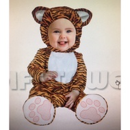 cute little tiger costume for baby 1yr old until 18months old safari party custome tiger baby
