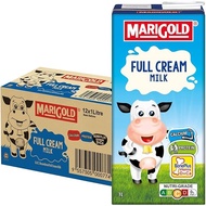 MARIGOLD Full Cream UHT Milk Plain 12 x 1L, Expiry Dec 2024