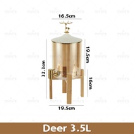 MINIIS PARTY Glass Water Dispenser Juice Dispenser Beverage Dispenser Glass Beverage Water Dispenser