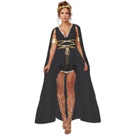 [MOMO] S-XL Medieval Costume Ancient Greek Goddess Halloween Costume Cleopatra Athena Dress COS Cost