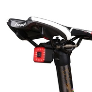 CXWXC Bicycle Auto Brake Sensing Rear Light Road Bike Smart Safety Taillight MTB Night Cycling USB C