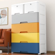 65CM Storage Cabinet Plastic Locker Drawer Type Sundries Cabinet Clothes Storage Box Household Stora