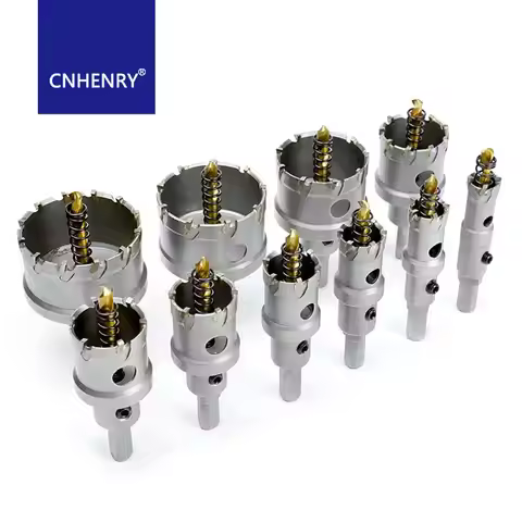 16-125mm Core Drill Bit Stainless Steel Hole Saw TCT Carbide Tip Cobalt Drill Bit Metal Cutting Dril