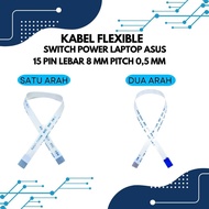 FLEXIBLE CABLE 15 PIN SMOOTH 0.5MM WIDTH 8 MM LENGTH 5 CM TO 30 CM ONE WAY AND TWO DIRECTION