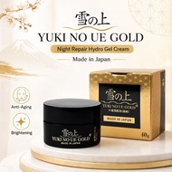 【Buy 3 Get 1 Free】 YUKI NO UE GOLD Overnight Radiance Cream 40g – Golden Night Repair Formula to Hel