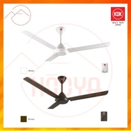 KDK Ceiling Fan 60'' K15V0 (WHITE) / K15V0-PBR (BROWN) (FAST SHIPPING)