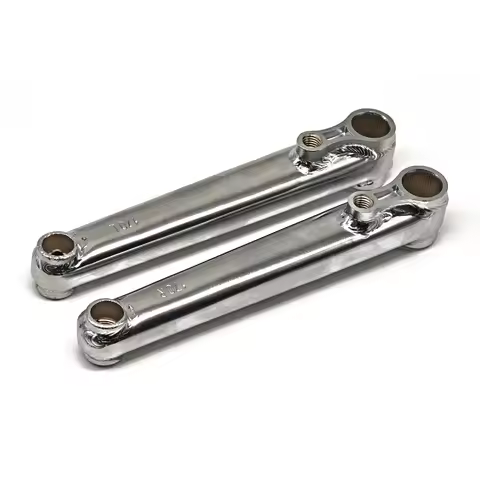 BMX BIKE Crankarm Chrome Black CRMO Steel 48T*19MM*170MM 9/16 Mid BB/ Euro BB/ Spanish BB/ American 