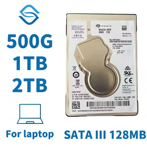 ST1000LM035 500G 1TB 2TB SATA III Laptop Hard Drive Disk 2.5" III 128M Cache 7mm 5400RPM for PS4 Not