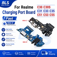 Charging board port for Realme C30 C30S C33 C35 C55 C31 C51 C53 Fast charger