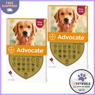 Advocate for Dogs For Large Dogs 10 To 25Kg (Red) 6 Pipettes