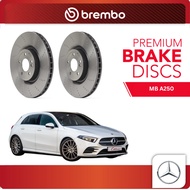 BREMBO Front Discs (2pcs) - MB A250 2019 PCD 112 (Slotted Blind hole)