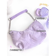 Fashion~Urban Decay Decay City UD Cloud Bag Purple Underarm Bag Cosmetic Bag Clutch Bag