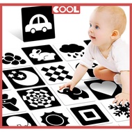 Baby Flash Card 0-36 months Baby Visual Stimulus Card Montessori Educational Toys Baby