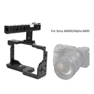 ayeshow-SG C17 Aluminium Alloy Cage Kit with Handle for Sony A6600/Alpha 6600/ILCE& 8209;6600 Mirror