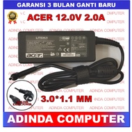 Acer laptop Charger Adapter 12V - 2A (3.0*1.1) Small jack