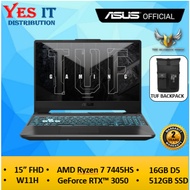 ASUS TUF Gaming A15 (FA506N-CGHN069W) ( RYZEN 7-7445HS / 16GB DDR5 5600 / SSD 512GB / NVIDIA GeForce