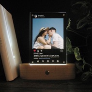 定製Instagram小夜燈 紀念日 情人節 送女友 男友 相片 文字 禮物