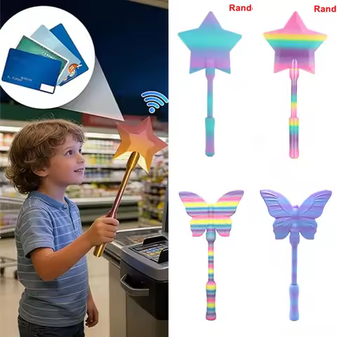 Magic Credit Card Wand 3D Printed Toys Magic Wand for Credit Card Funny Credit Card Box 3D Printed C