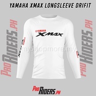 T Shirt Yamaha 60th Anniversary Baju Lelaki Lengan Panjang Berkolar Prorider Yamaha Xmax Dri Fit Longsleeve for Men Motorcycle Tops Tee Tshirt Jersey Baju Lelaki Hitam Putih