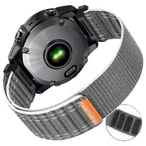 Quick Fit 26mm 22mm Nylon Loop Strap Bracelet For Garmin Enduro 2 3/Fenix E 8 pro 47mm 51mm Tactix 7