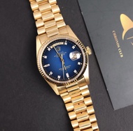 Rolex Day-Date 18038 Blue Vignette Dial