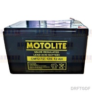 ○Motolite Battery 12V 12Ah OM12-12 12 Volts 12 Ampere Rechargeable E-Bike Wheelchair Elevator Batter