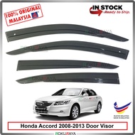 Honda Accord ( 8th Gen ) 2008–2013 AG Door Visor Air Press Rain Sun Wind Deflector (AG Mugen Design)