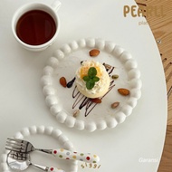 [siggi] PEARL Aesthetic Korean Plate / Korean Aesthetic Ceramic Plate / Korean Cafe Dessert Plate