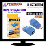 POWERBOX HDMI Extender 30M Over Single Cat5e/Cat6 Ethernet Cable 1080P HDMI Transmitter Rj45 To Hdmi Converter