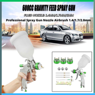 COD ROLKETU HVLP Professional Spray Gun Nozzle Airbrush 1.4/1.7/2.0mm - H-2008 /  Alat semprot cat d