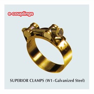 Galvanized Steel Superior Clamps - W1 (17mm- 73mm / 20pcs)