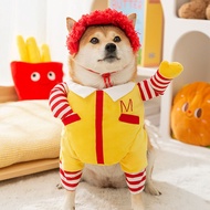 hipidog | Bộ đồ hóa thân McDonalds cho chó Meme Quà tặng chụp ảnh Chihuahua Basenji Trang phục thú c