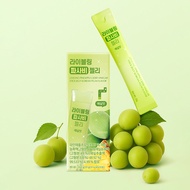 LIVELING Pineapple Cider Vinegar Stick Jelly #Green Plum 10P