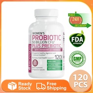 Bronson 50B CFU Probiotic with Prebiotic Fiber - Women's Digestive Health - Reduce Bloating & Gas