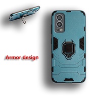 Military Armor For OnePlus Nord 2 5G DN2101 DN2103 Kickstand Full Protection Phone Case Magnetic Rin