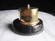 【老時光 OLD-TIME】早期二手台灣製銅大理石座郵票收納盒