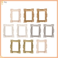 👓 Set of 10 Miniature Picture Frames 4.7x3.5x0.1in Vintage Design for Craft Enthusiasts