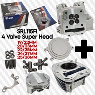 SRL115 FI 4 VALVE HEAD BLOCK COMBO SET HEAD LAGENDA FI 19/22MM 20/23MM 22/25MM 24/27MM 25/28MM 63MM 