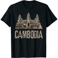 New Limited Cambodia Angkor Wat Khmer Historical Temple T-Shirt Free Shipping