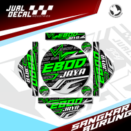 Stiker Sangkar EBOD JAYA Decal Tebok Lovebird Batman Pleci Custom Variasi
