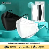 KF94 Face Mask 50pcs Korean Style Adult Face Mask 4ply face shield breathable mask white black mask 