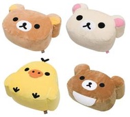 【懶熊部屋】Rilakkuma 日本正版 拉拉熊 懶懶熊 白熊 小雞 蜜茶熊 超柔軟 M號 大頭 枕頭 抱枕 午安枕