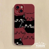 Ins Style Line Black White Cat Casing For Realme GT6 GT Neo 6 SE GT5 GT2 Pro GT Neo 3 2 2T GT2 GT Ne