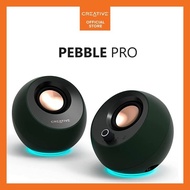 Creative Pebble Pro Minimalist 2.0 USB-C Desktop Computer Speakers Bluetooth 5.3 RGB Lighting