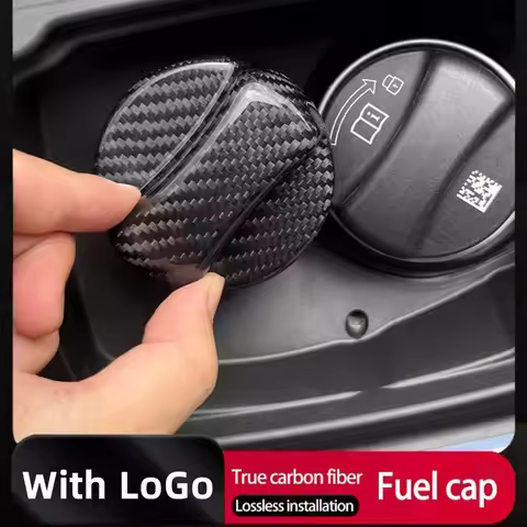 Carbon Fiber car fuel tank cap decoration For For Audi A1 A3 A4 8P 8L 8V A5 B6 B7 A6 A7 C5 C6 Q3 Q5 